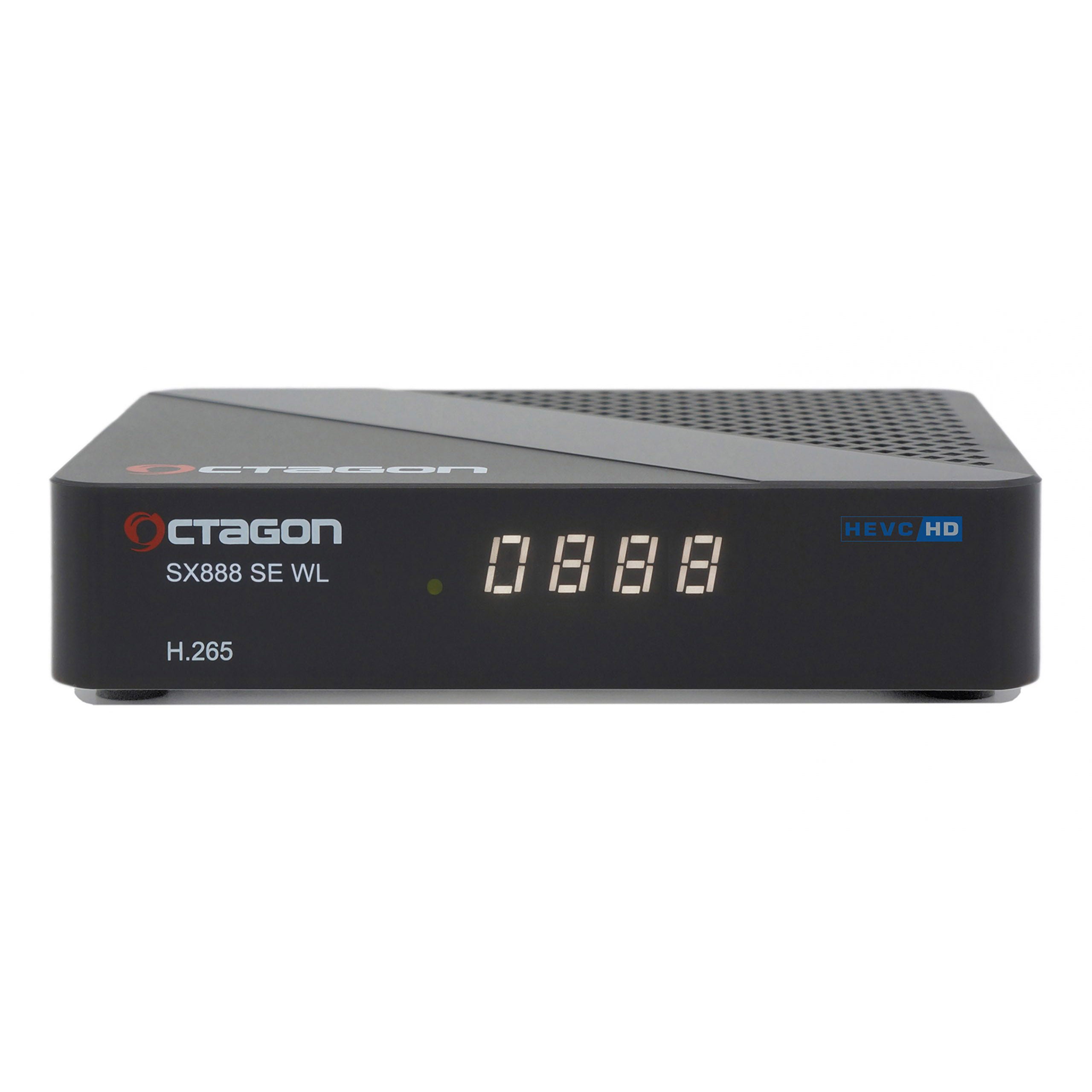 Octagon SX988 4K UHD Linux IP-Receiver 2160p H.265 LAN HDMI USB IP-Me, 80,80