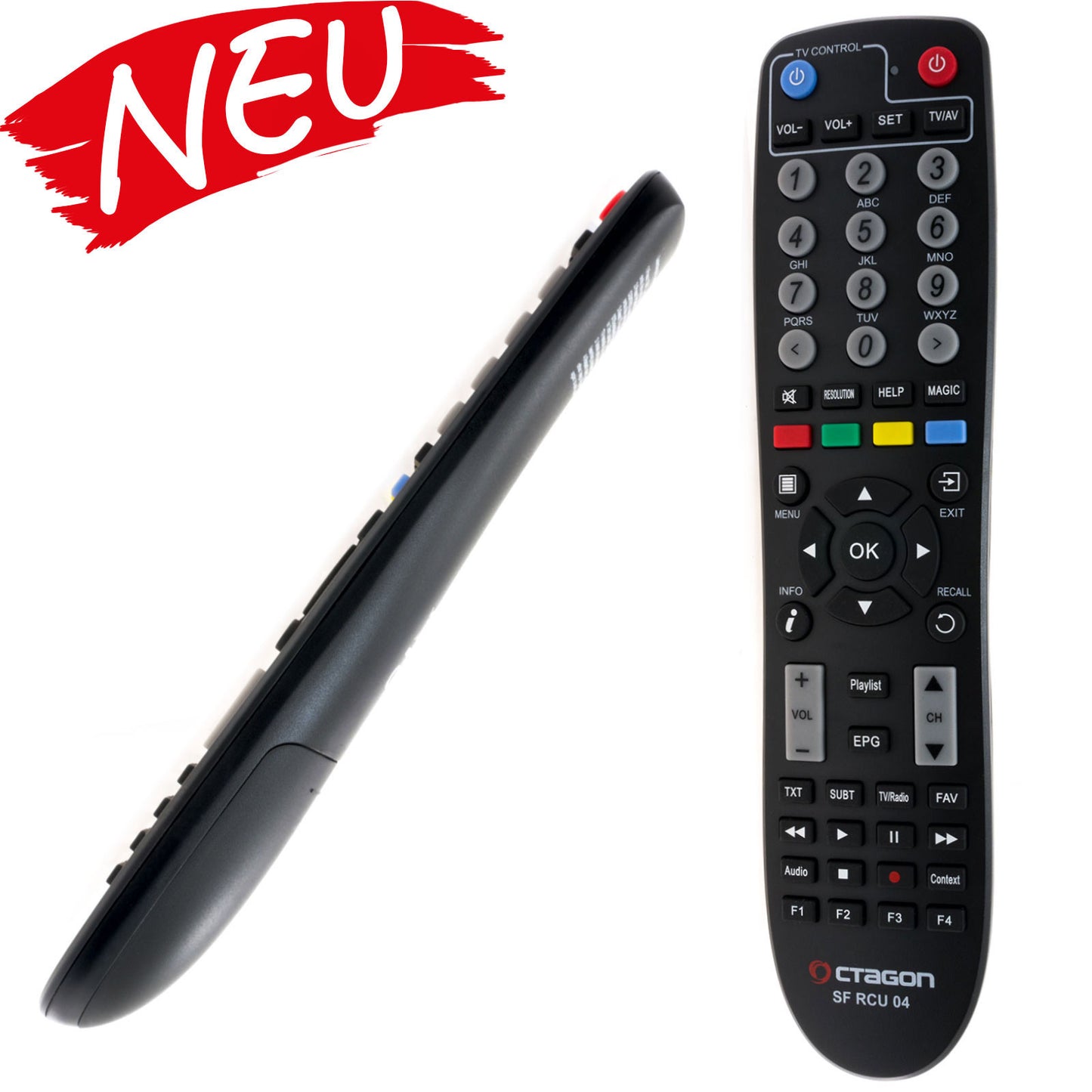 Octagon SF8008 Fernbedienung SX RCU 04 schwarz