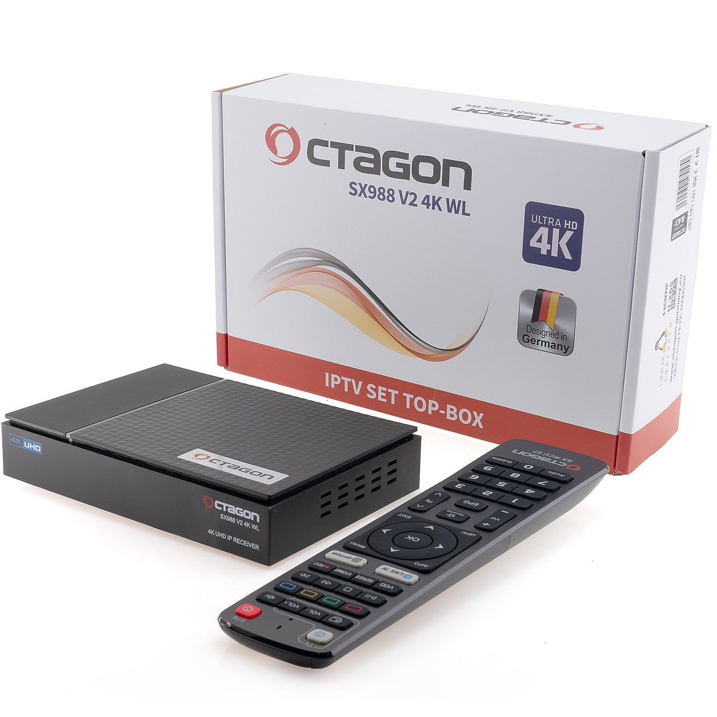 Octagon SX988 V2 4K WL UHD Linux IPTV-Receiver