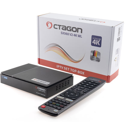 Octagon SX988 V2 4K WL UHD Linux IPTV-Receiver
