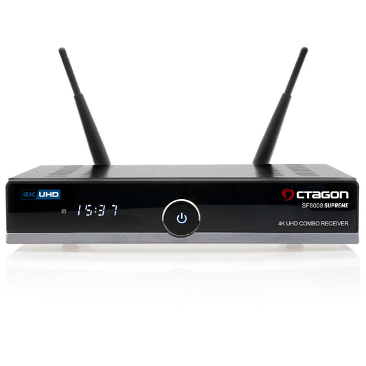 Octagon SF8008 V3 SUPREME 4K UHD E2 Dual Wifi Combo DVB-S2 Sat-Receiver DVB-C2 Kabel DVB-T2 Receiver