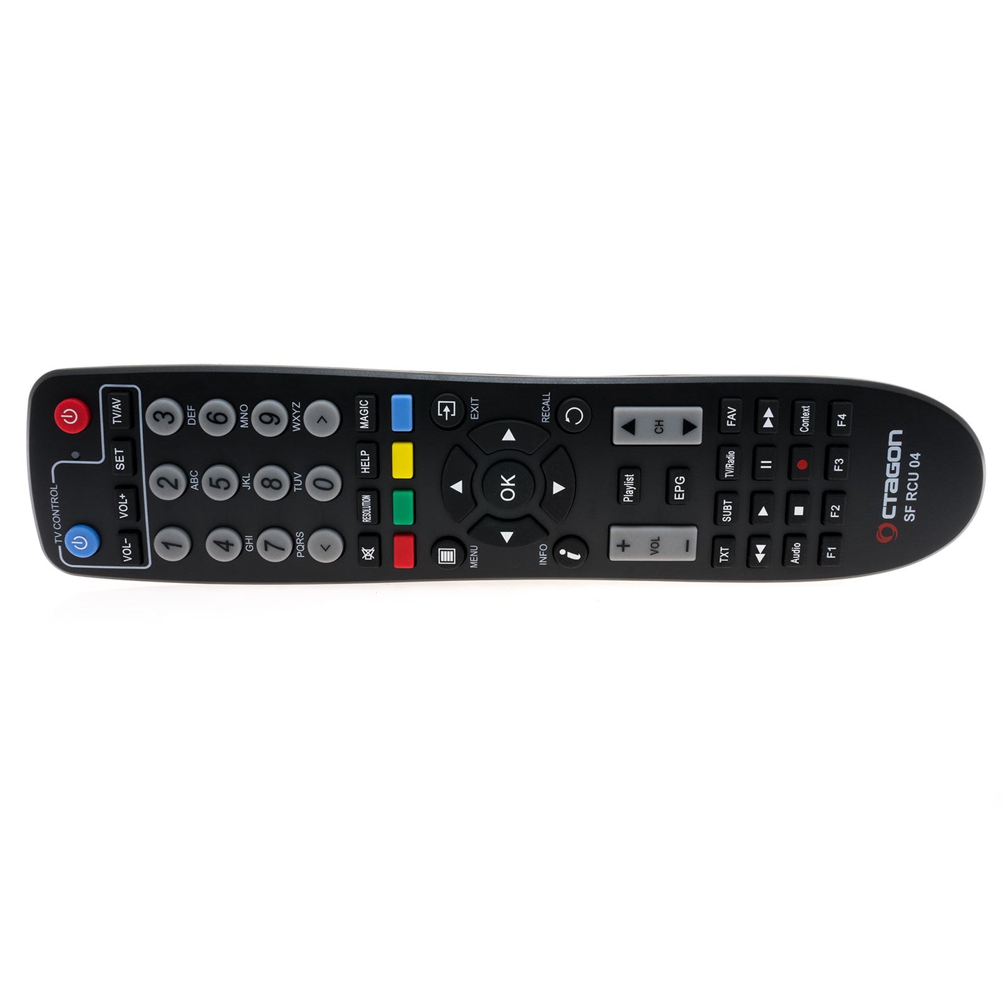 Octagon SF8008 Fernbedienung SX RCU 04 schwarz