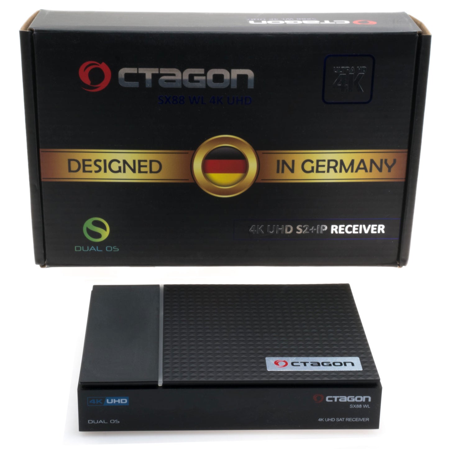 Octagon SX88 V2 WL 4K HD DVB-S2 SAT IPTV Receiver mit WLAN