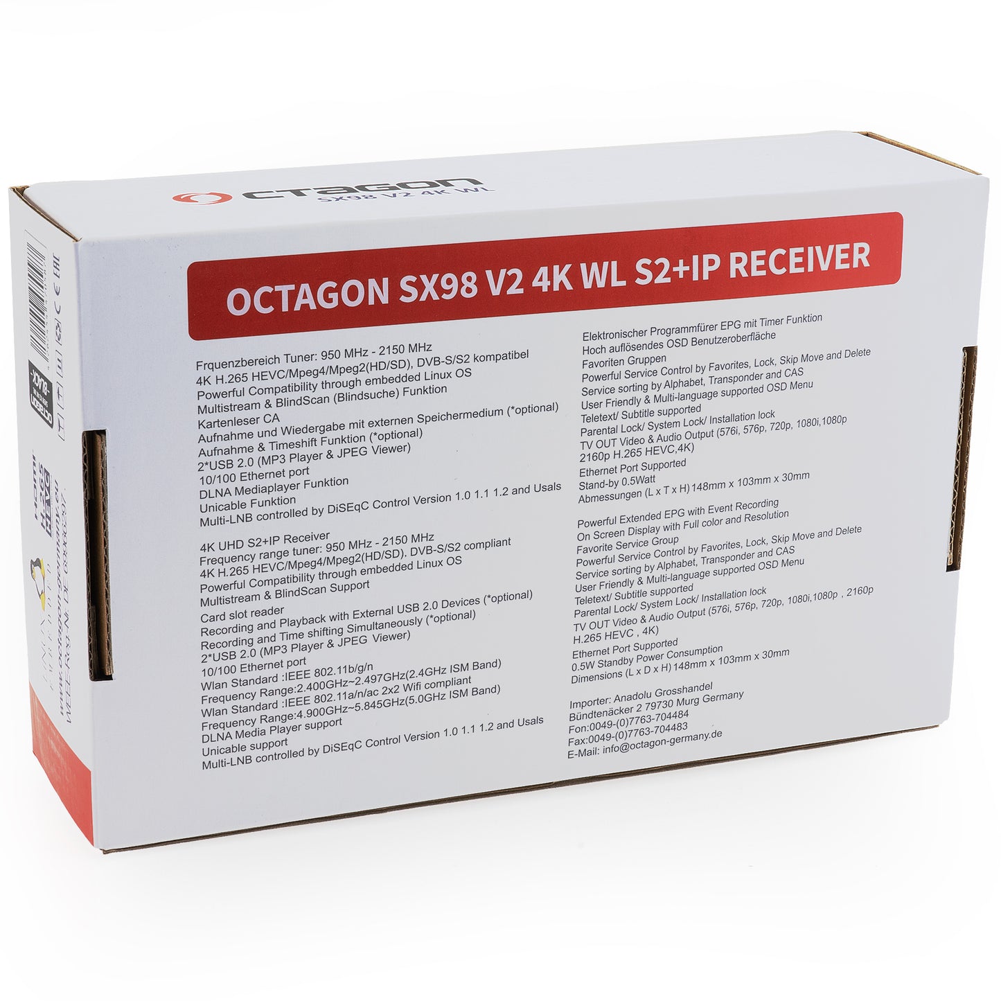 Octagon SX98 V2 4K WL UHD Linux SAT-Receiver
