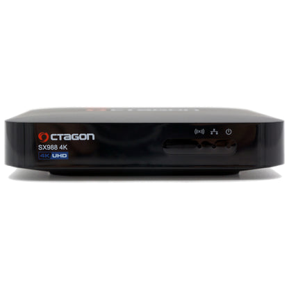 Octagon SX988 4K UHD IP H.265 HEVC IPTV Smart TV Set-Top Box schwarz