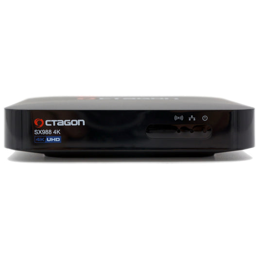 Octagon SX988 4K UHD IP H.265 HEVC IPTV Smart TV Set-Top Box schwarz