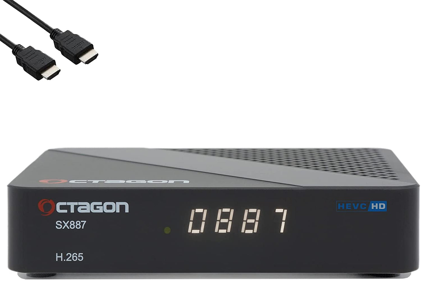 Octagon SX887 HD IP HDMI USB H.265 Stalker IPTV Receiver Schwarz