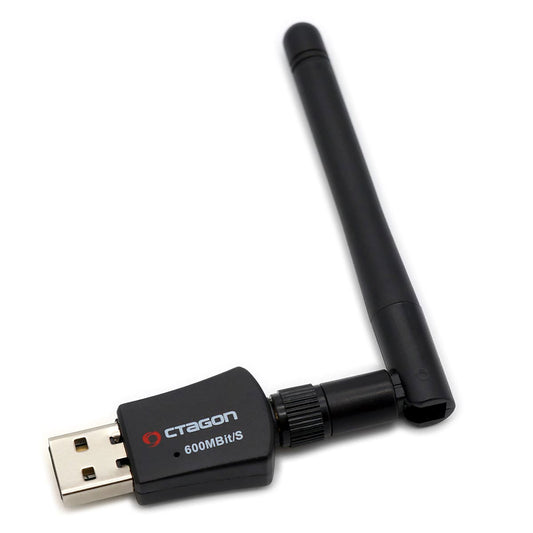 Octagon WL618 WLAN 600 Mbit/s USB 2 Adapter für VU+ Gigablue Protek TVIP