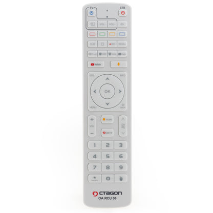 Octagon SPIRIT 4K UHD HDR10+ ANDROID TV IPTV OTT MEDIA STREAMING BOX 5G WiFi BLUETOOTH Weiss