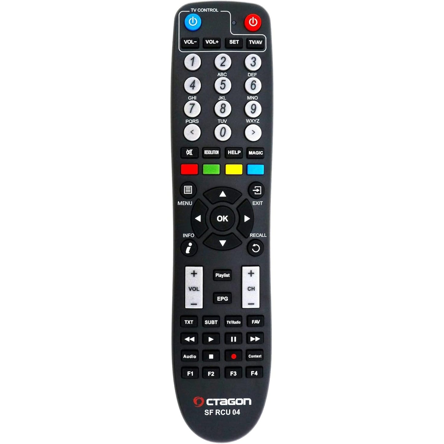 Octagon SF8008 Fernbedienung SX RCU 04 schwarz