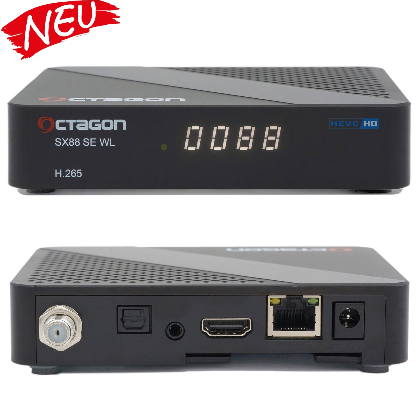 Octagon SX88 SE V2 WL HD H.265 S2+IP Receiver