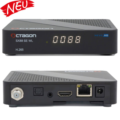 Octagon SX88 SE V2 WL HD H.265 S2+IP Receiver