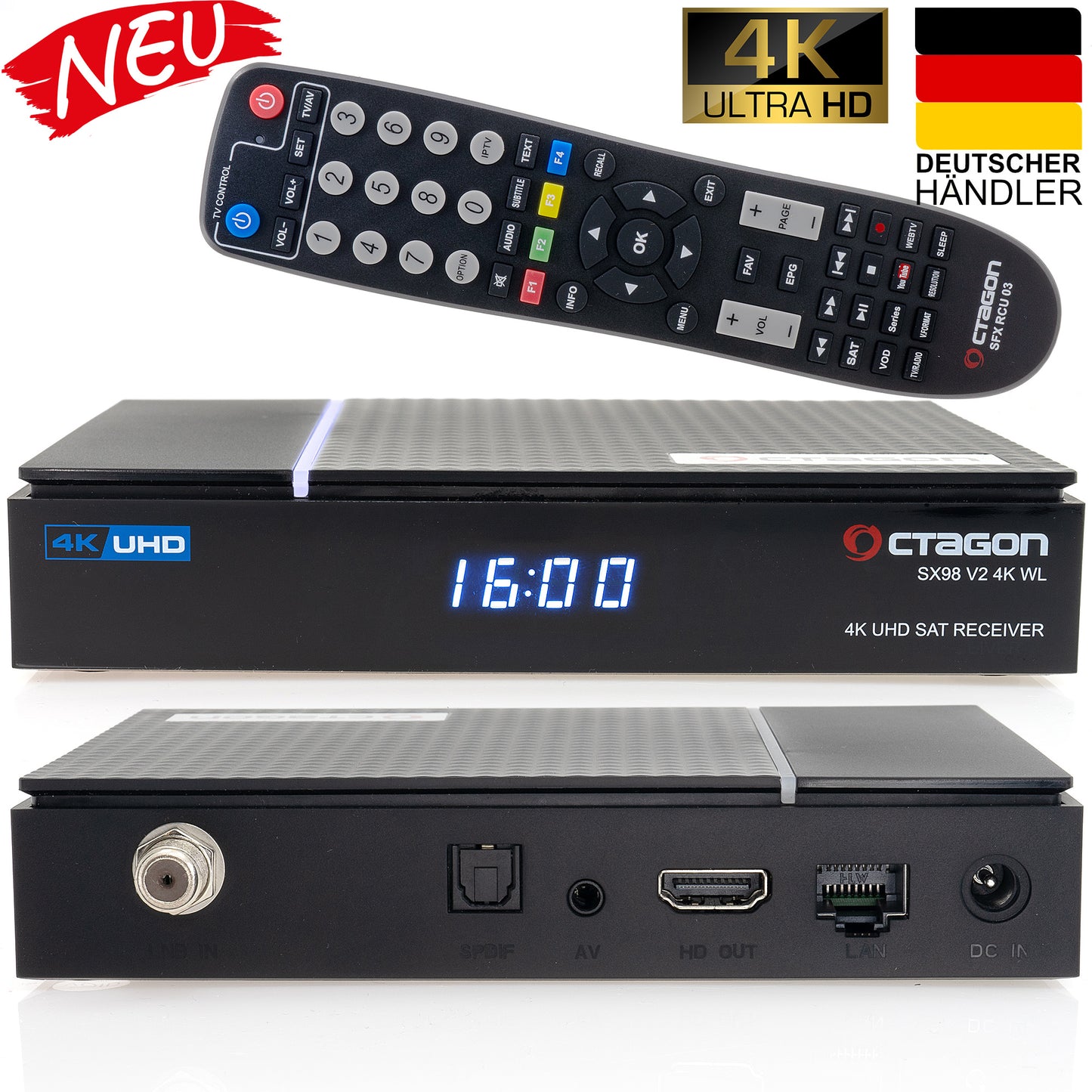 Octagon SX98 V2 4K WL UHD Linux SAT-Receiver