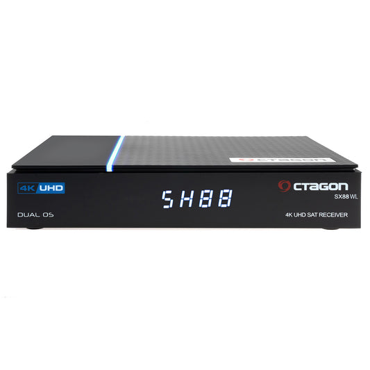 Octagon SX88 V2 WL 4K HD DVB-S2 SAT IPTV Receiver mit WLAN