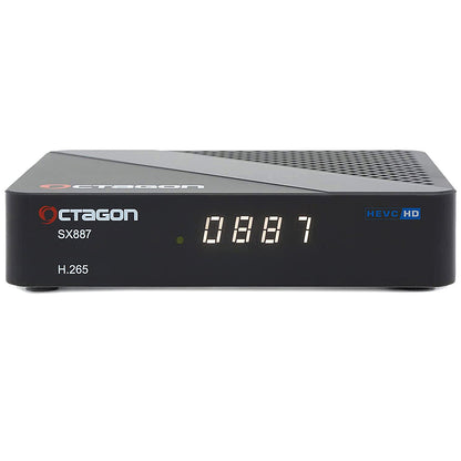 Octagon SX887 HD IP HDMI USB H.265 Stalker IPTV Receiver Schwarz